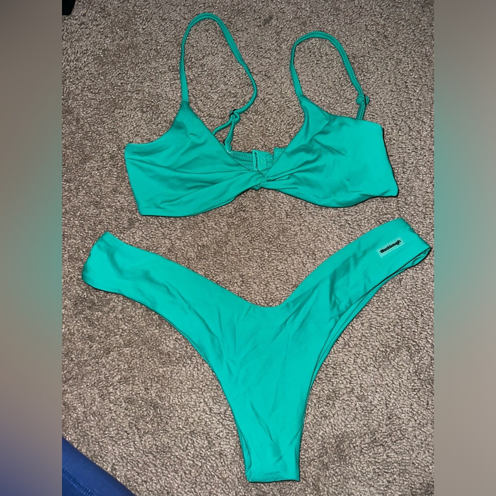Blackbough Teal Green Bikini Set